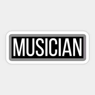 Musician Sticker